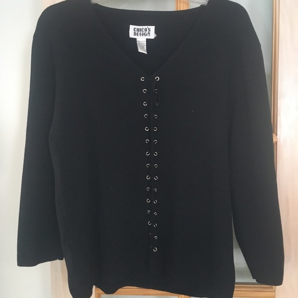 Chico’s Black Top - Picture 1 of 1